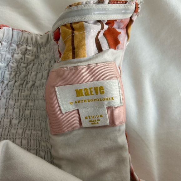 Anthropologie Multicolor Floral Midi Dress - Picture 3 of 3